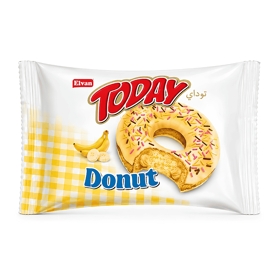 Today Donut Cake with Banana 35 Gr. (1 Piece) - 1