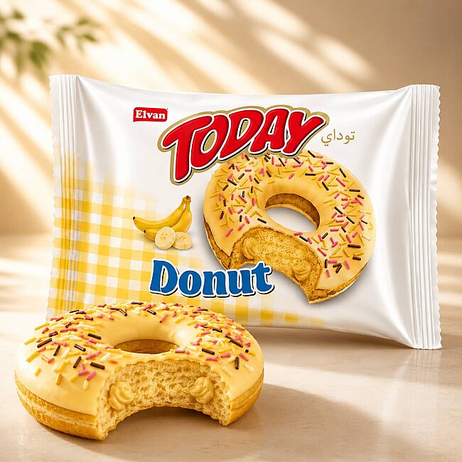 Today Donut Cake with Banana 35 Gr. (1 Piece) - 2