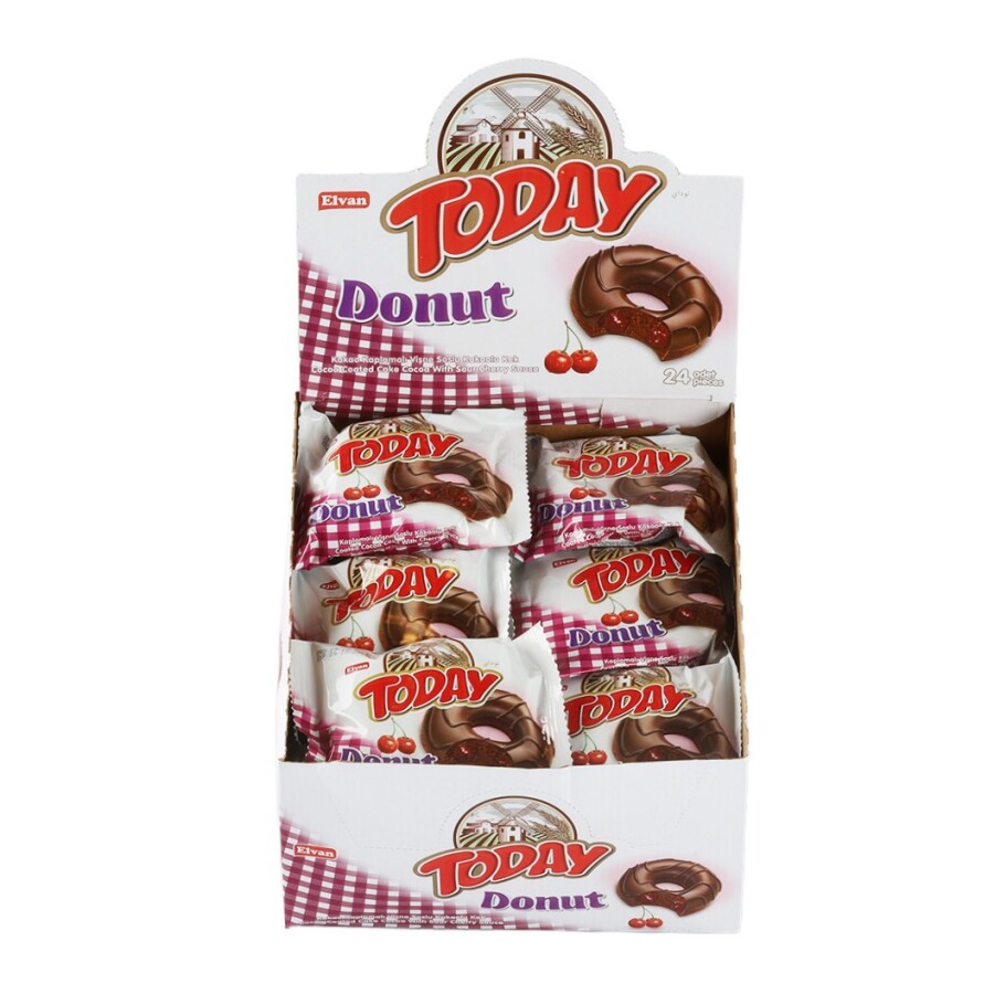 Donut Cherry 35 Gr. 24 pcs (1 Box) - 3