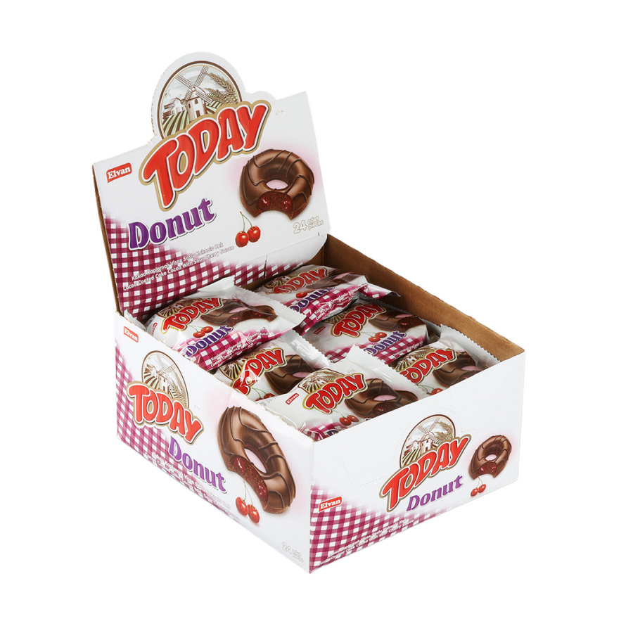 Donut Cherry 35 Gr. 24 pcs (1 Box) - 4