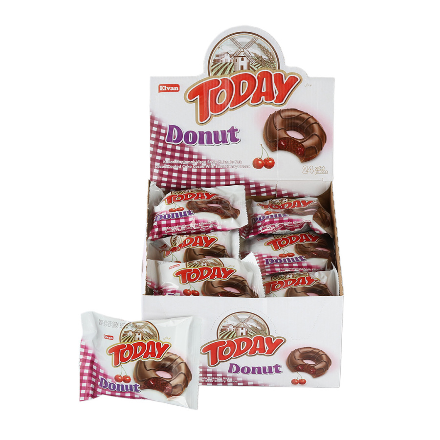 Donut Cherry 35 Gr. 24 pcs (1 Box) - 1