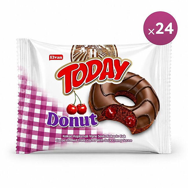 Donut Cherry 35 Gr. 24 pcs (1 Box) - 2