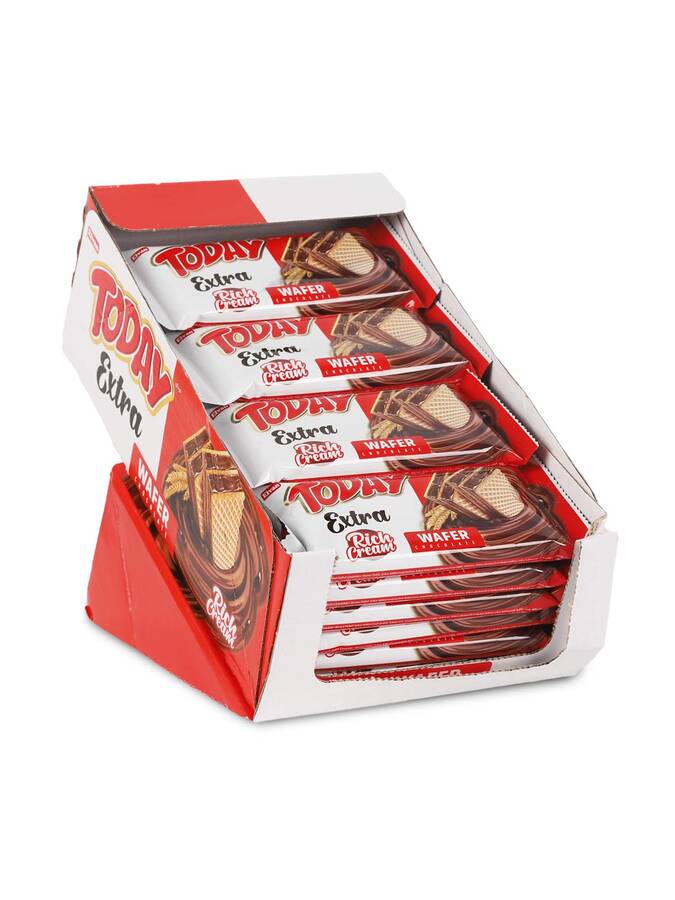 Today Extra Rich Creamy Chocolate Wafer 50Gr. 24 pcs (1 Box) - 1
