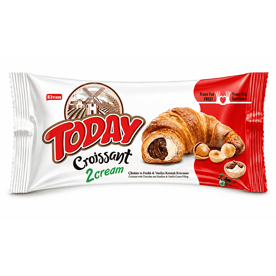 Today Croissant Chocolate Vanilla 45 Gr. (1 Piece) - 1