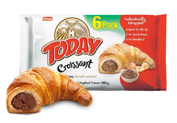  Today Croissant Chocolate 45 Gr. 6 pcs (1 Box) - 3