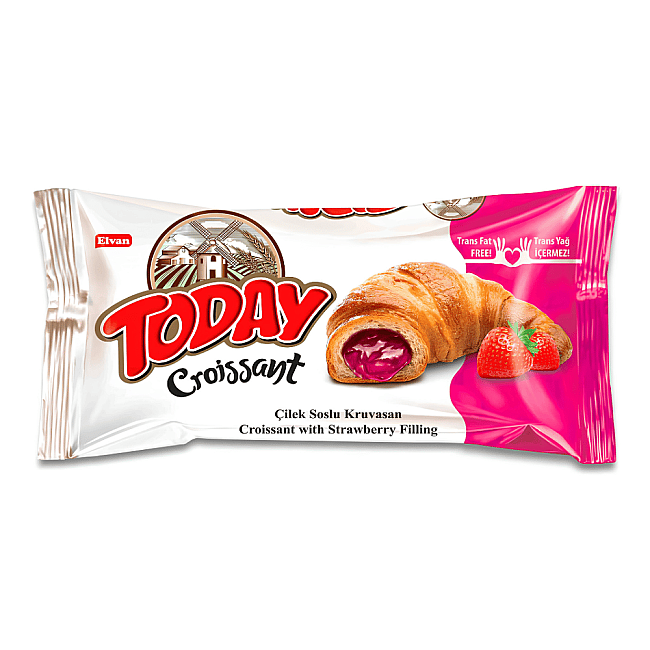Today Croissant Strawberry 45 Gr. (1 Piece) - 1