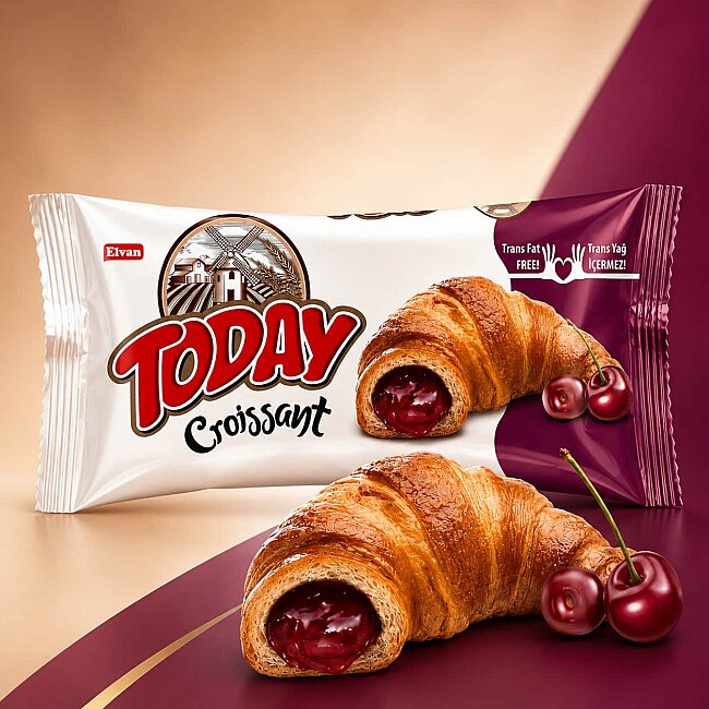 Today Croissant with Cherry 45 Gr. (1 Piece) - 2