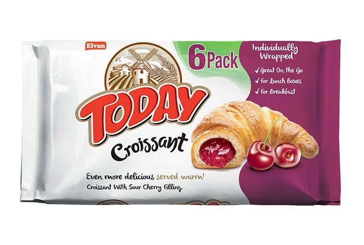 Today Croissant Cherry 45 Gr. 6 pcs (1 Box) - 5