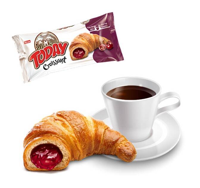  Today Croissant Cherry 45 Gr. 6 pcs (1 Box) - 4