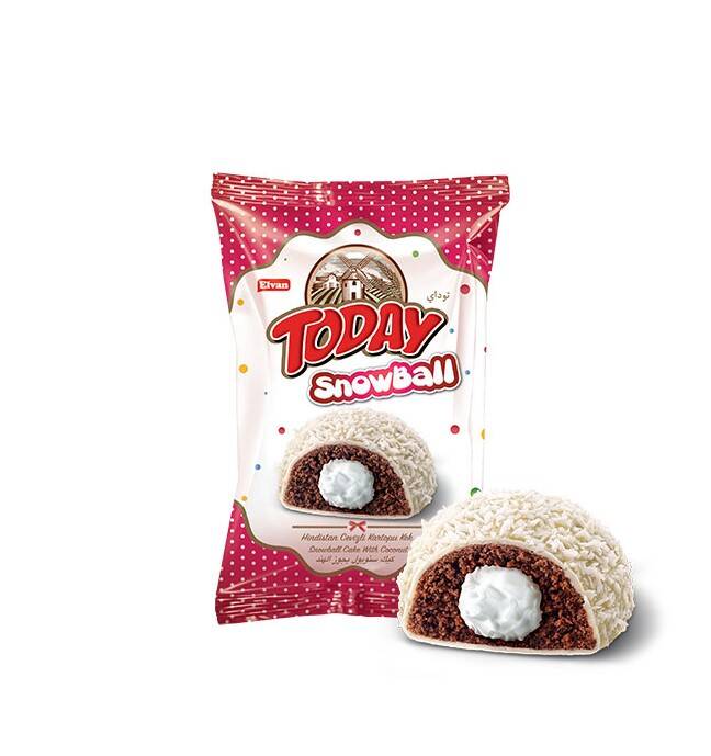 Today Snowball Coconut Cake 40 Gr. 24 pcs (1 Box) - 2
