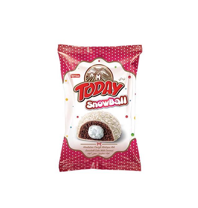 Today Snowball Coconut Cake 40 Gr. 24 pcs (1 Box) - 4