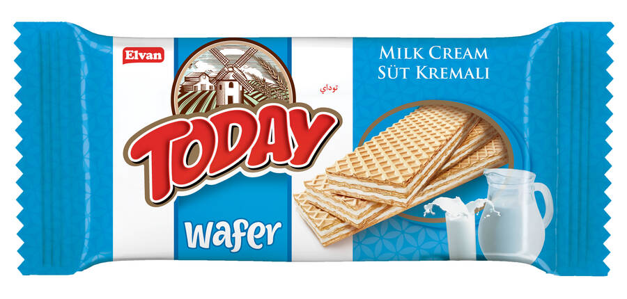 Today Milky Wafer 40 Grams 24 Pieces (1 Pack) - 2
