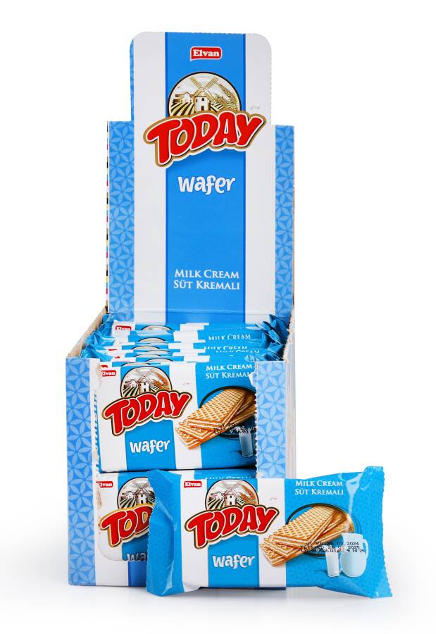 Today Milky Wafer 40 Grams 24 Pieces (1 Pack) - 1