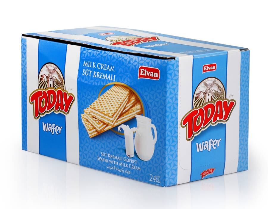 Today Milky Wafer 40 Grams 24 Pieces (1 Pack) - 4