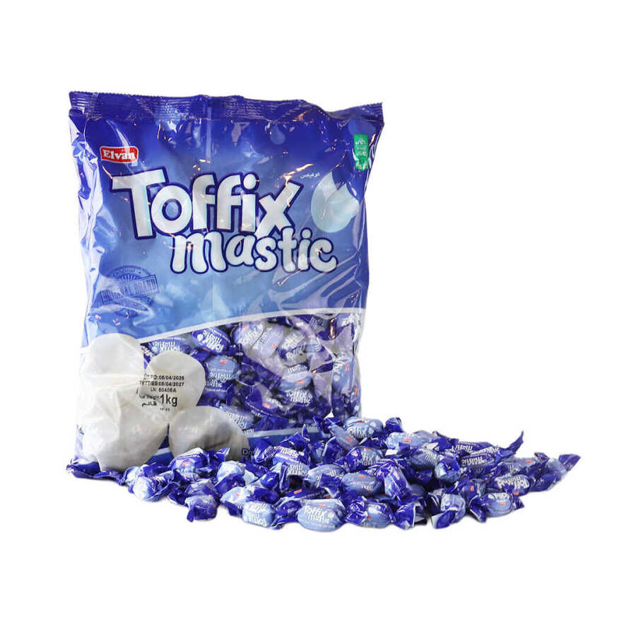 Toffix Mastic Drop Gummy Candy 1000 Gr. (1 Bag) - 1