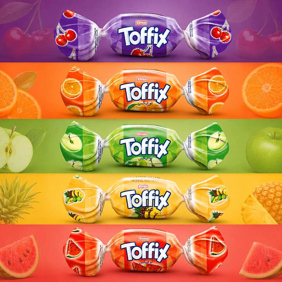 Toffix Mix Cylinder 400gr (1 Box) - 3