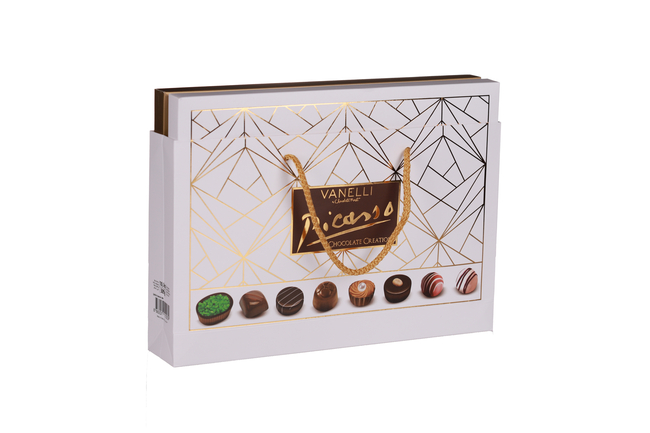 Vanelli Picasso Madlen Mix Chocolate 305 Gr. (1 White Box) - Vanelli
