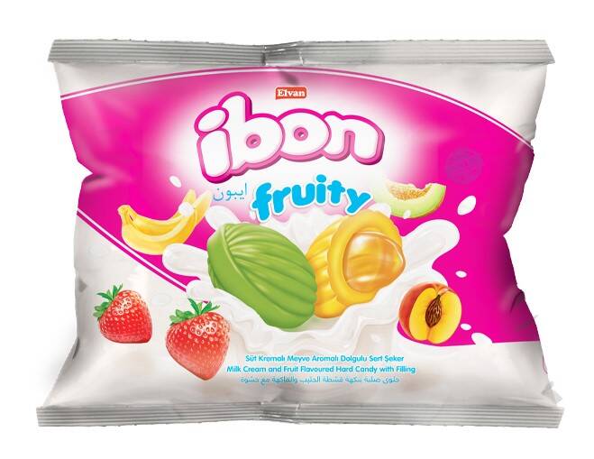 Ibon Sütlü Meyveli Şeker 300 Gr. (1 Paket) - 2