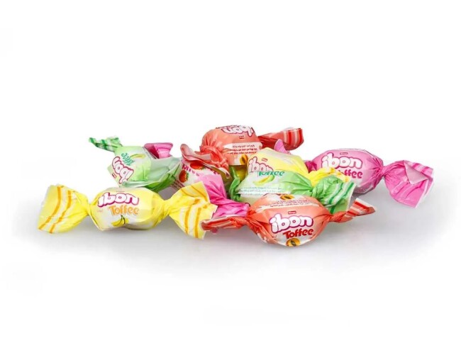 Ibon Toffee Milk Fruit Candy 300 Gram (1 Pack) - 2