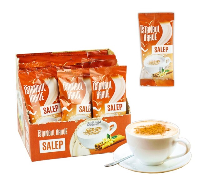 Istanbul Coffee Salep 17 Gr. 24 Pieces (1 Box) - İstanbul Kahve