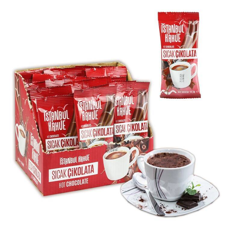 İstanbul Kahve Sıcak Çikolata 18,5 GRX24X8 (1 Koli)