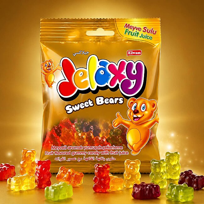 Jelaxy Ayıcık 20 Gr. 24 Adet (1 Kutu) - 4
