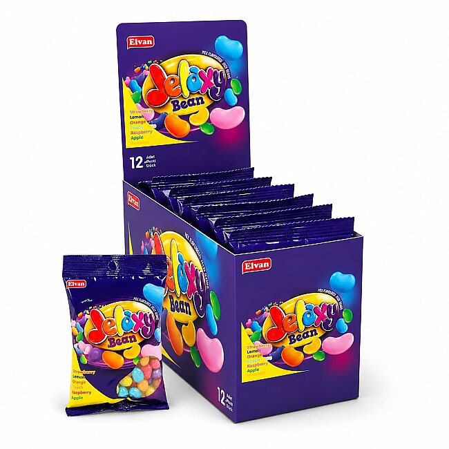 Jelaxy Bean 80 Gr. 12 Adet (1 Paket) - Jelaxy