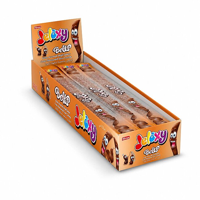 Jelaxy Belt Candy Cola 15 Gr 60 Pieces (1 Box) - Jelaxy