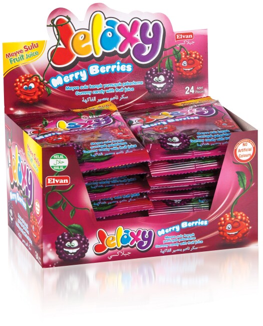 Jelaxy Cluster Blackberry 20 Gr. 24 Pack (1 Box) - 1