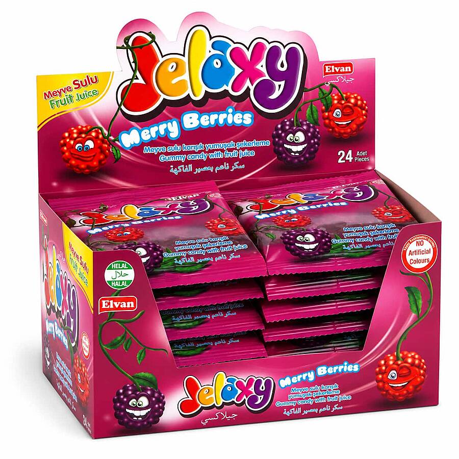 Jelaxy Cluster Blackberry 20 Gr. 24 Pack (1 Box) - 1
