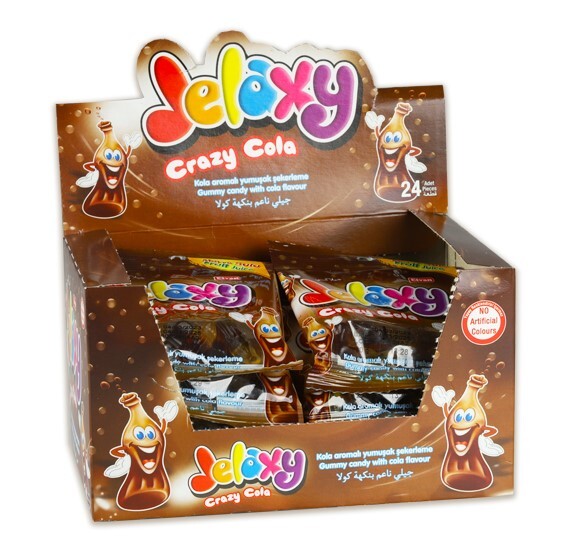 Jelaxy Cola (Kola) Yumuşak Şeker 20 Gr. 24 Adet (1 Kutu) - 3