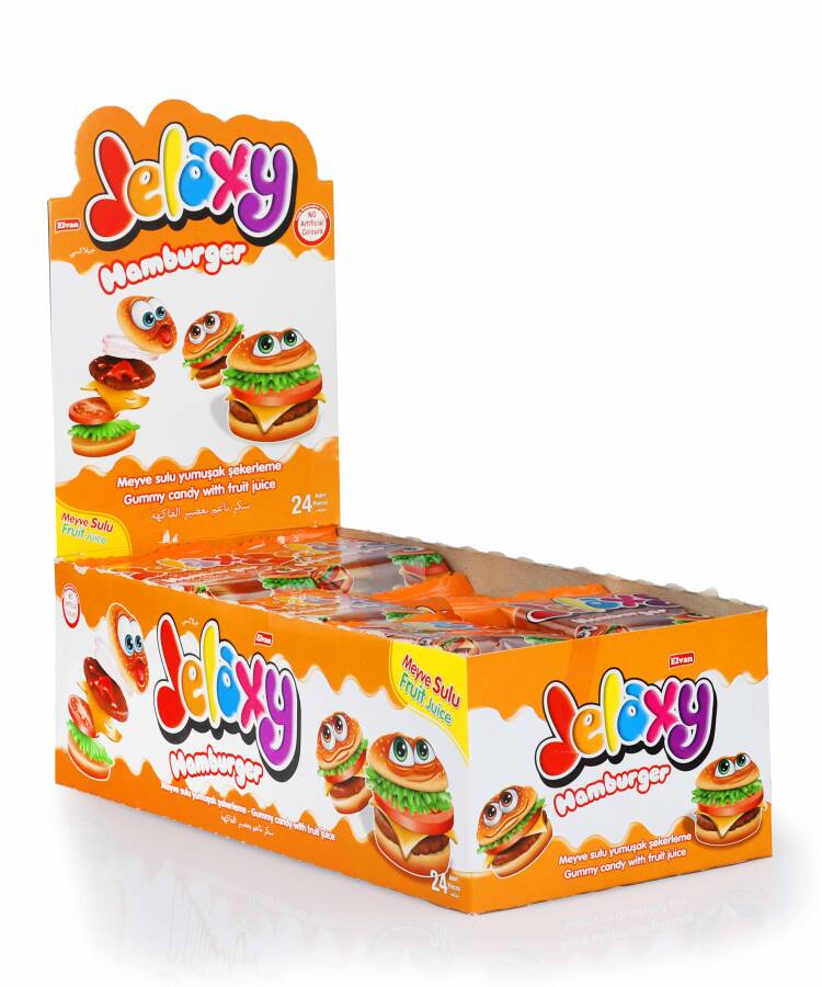 Jelaxy Hamburger 20 Gr. 24 Adet (1 Kutu) - 2