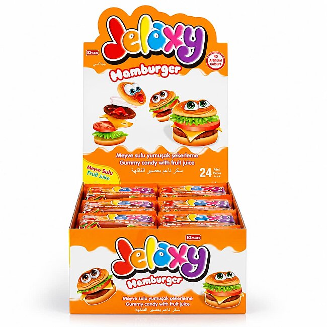 Jelaxy Hamburger 20 Gram 24 Pieces (1 Box) - 3