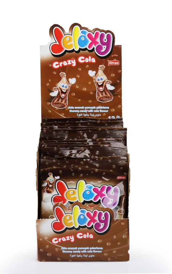 Jelaxy Cola (Kola) Yumuşak Şeker 80 Gr. 12 Adet (1 Kutu) - 3