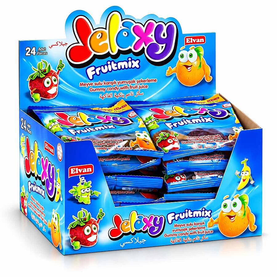Jelaxy Meyve Bahçesi 20 Gr. 24 Adet ( 1 Kutu ) - 1