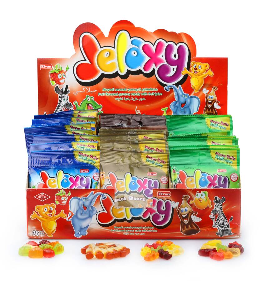 Jelaxy Mix 20 Gr. 36 Pieces ( 1 Box ) - 1