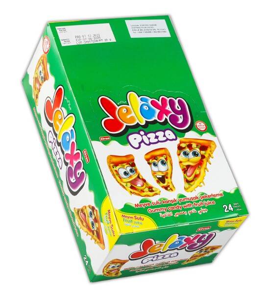 Jelaxy Pizza Soft Candy 20 Gr. 24 Pieces (1 Box) - 4