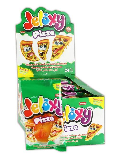 Jelaxy Pizza Soft Candy 20 Gr. 24 Pieces (1 Box) - 1
