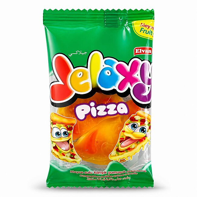 Jelaxy Pizza Yumuşak Şeker 20 Gr. 24 Adet (1 Kutu) - 2