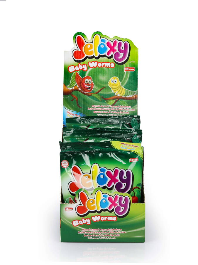 Jelaxy Kurtçuk 80 Gr. 12 Adet (1 Kutu) - 3