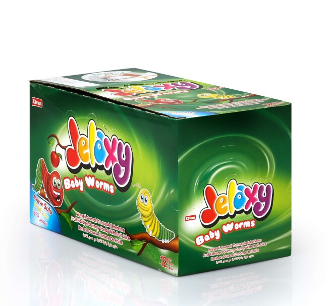 Jelaxy Kurtçuk 80 Gr. 12 Adet (1 Kutu) - 4