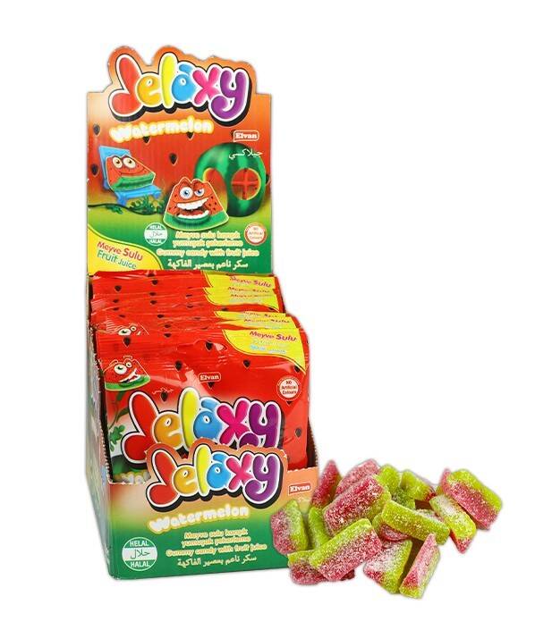 JELAXY Sugared Watermelon 80 Gr. 12 Pieces (1 Box) - 2