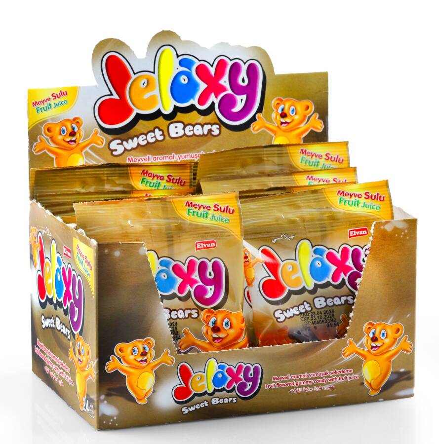 Jelaxy Teddy Bear 20 Gr. 24 Pieces (1 Box) - 2