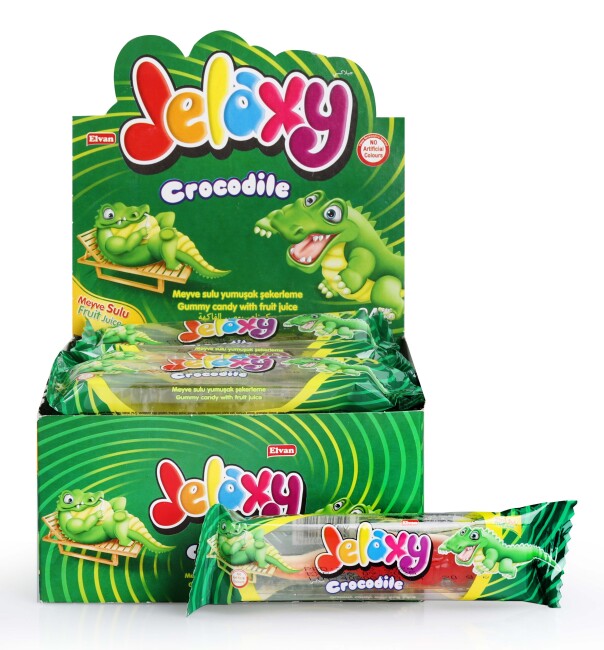 Jelaxy Timsah (Crocodile) 20 Gr. 24 Adet (1 Kutu) - Jelaxy