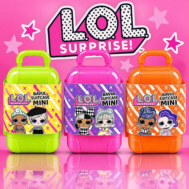 LOL Surprise Sürpriz Oyuncaklı Mini Bavul Sakız 4 Gr. (1 Adet) - LOL