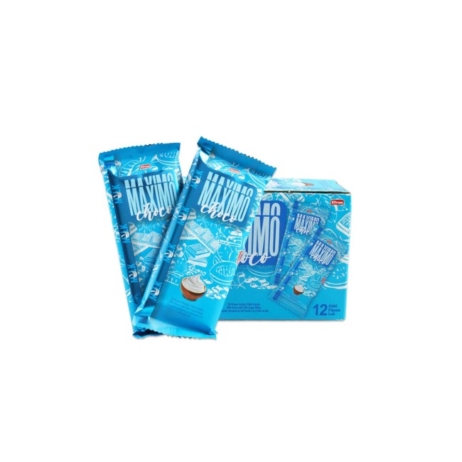 Maxımo Tablet Sütlü 100 Gr. 12 Adet (1 Kutu) - Elvan