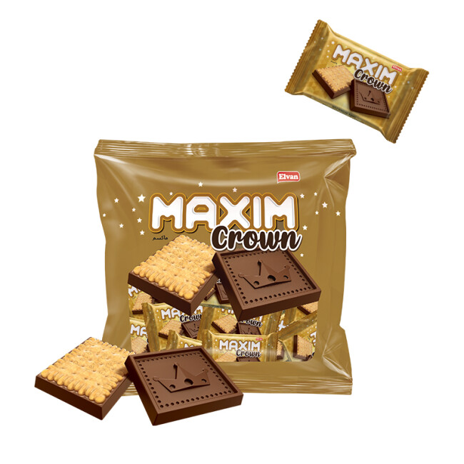 Maxim Crown Cocoa Biscuits 275 Gr. (1 Bag) - ELVAN