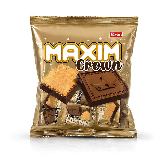 Maxim Crown Cocoa Biscuits 275 Gr. (1 Bag) - Elvan