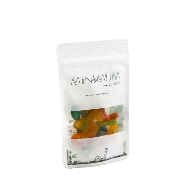 Minimum Vegan Jelly Worm 50 Gr (1 Pack) - Elvan
