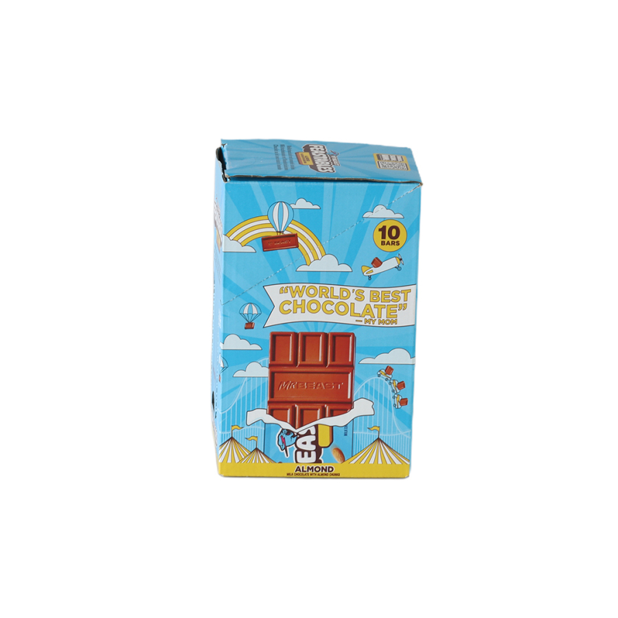 Mr. Beast Almond Milk Chocolate 60 Grams (1 Box) - 2